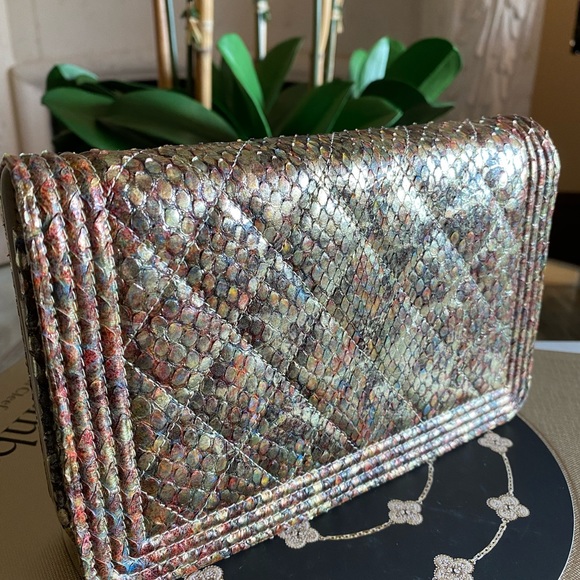 RARE ⭐️Authentic Chanel Python WOC Bag ⭐️ NWT - Picture 11 of 14